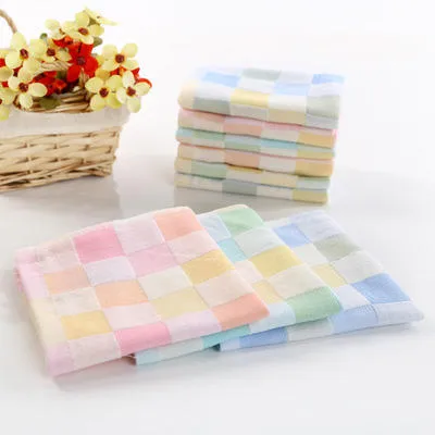 Serviettes de toilette en mousseline pour bébé, lingettes en coton biologique naturel, pour les mains, pour enfants, pour peaux sensibles