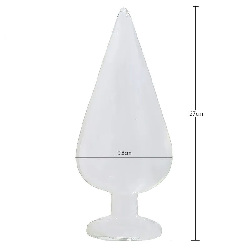 clear anal plug Sweet Twist Butt Plug - Clear Glass | Spiral Contour