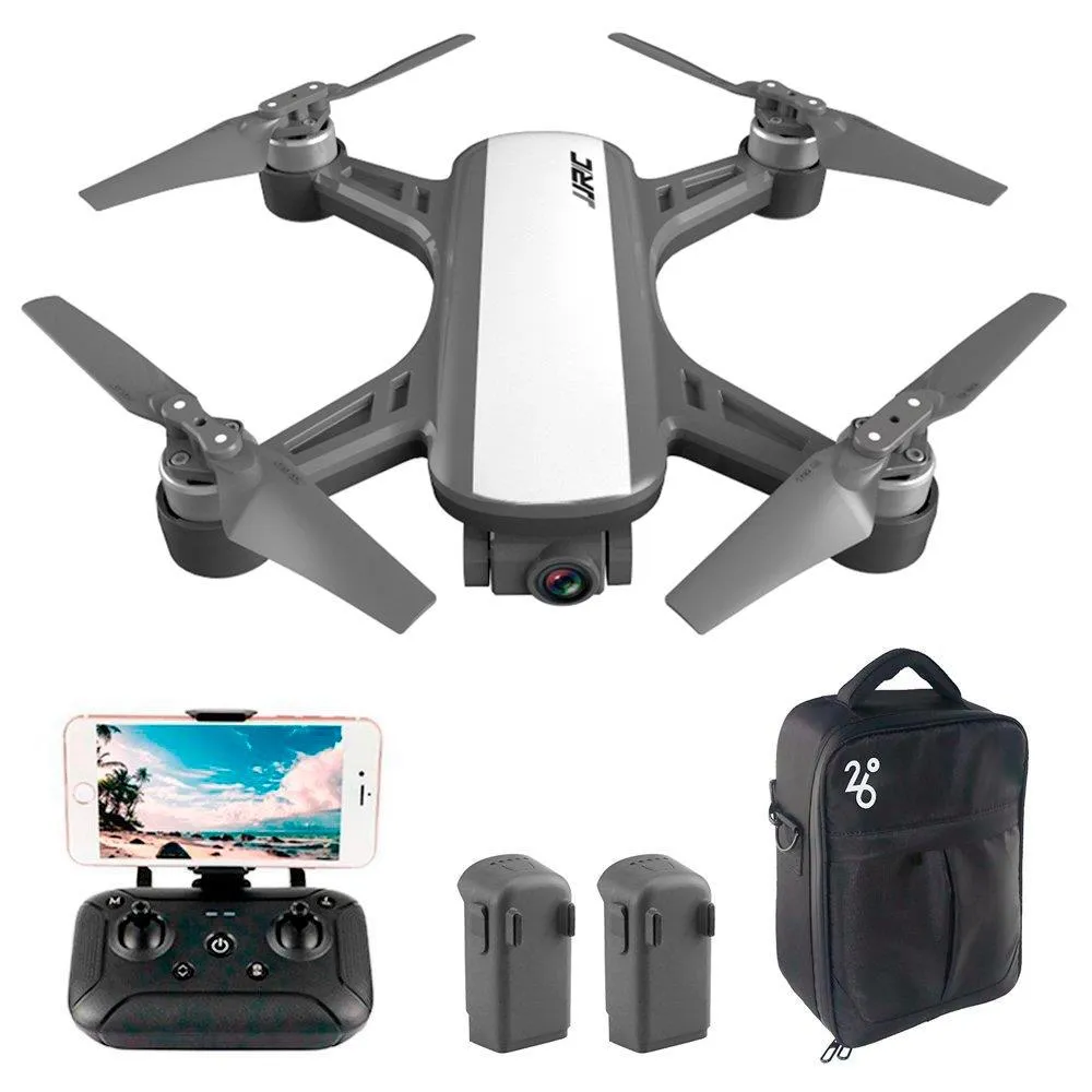 JJRC X9P Heron 4K Version 5G WIFI 1KM FPV GPS RC Drone avec 2 axes Gimbal 50X Zoom numérique Positionnement du flux optique RTF