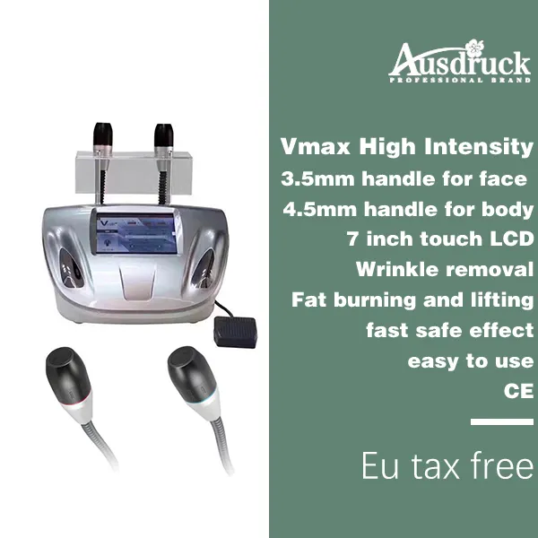 Nyaste Vmax High Intensity Focused Ultraljud Hifu Face Lift Body Shaping Machine
