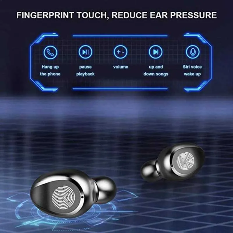 F9 Mini Twins Wireless Bluetooth Luxury 50 Stereo Headset Waterproof Sport hörlurar inear Earphones Earbuds TWS Smartphone4572374