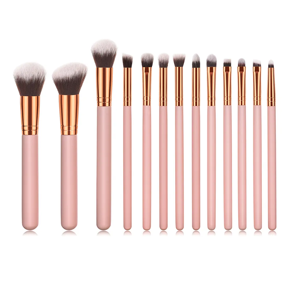 5/8/12 o 13 PCS di trucco professionale spazzole Set polvere cosmetica donne fondamento Concealer Fard il sopracciglio del labbro Eye Shadow Brush regalo