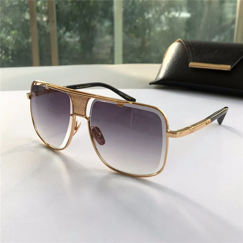 Luxury Mens Sunglasses Vintage Metal Mesh Design, Square Frame, UV 400 Lens, Outdoor Eyewear