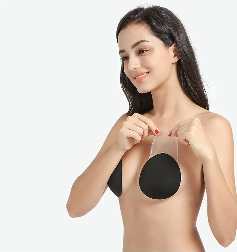 Breathable Silicone Self Adhesive Push Up Bras For Women Strapless,  Invisible, And Seamless Bra Underwear With Water Drop Design From  Fashion_show2017, $2.17