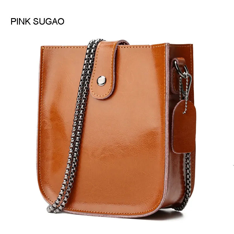 Rosa Sugao Designer Damen Umhängetaschen Luxus Echtleder Umhängetaschen Mode Handtasche Kettentasche Hochwertige Fabrik Großhandelstasche