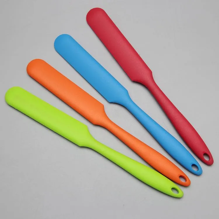 Long Handle Silicone Spatula Cake Cream Mixer Baking Dough Scrapers Confectionery Tools Kitchen Accessories For wh0644