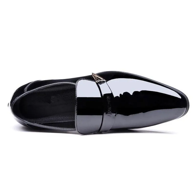 Hot Sale-Ess Wedding Patent Lederen Oxford Schoenen voor Mannen Jurk Schoenen Puntschoen Heren Mannen Formele Schoenen 38-48 B1116