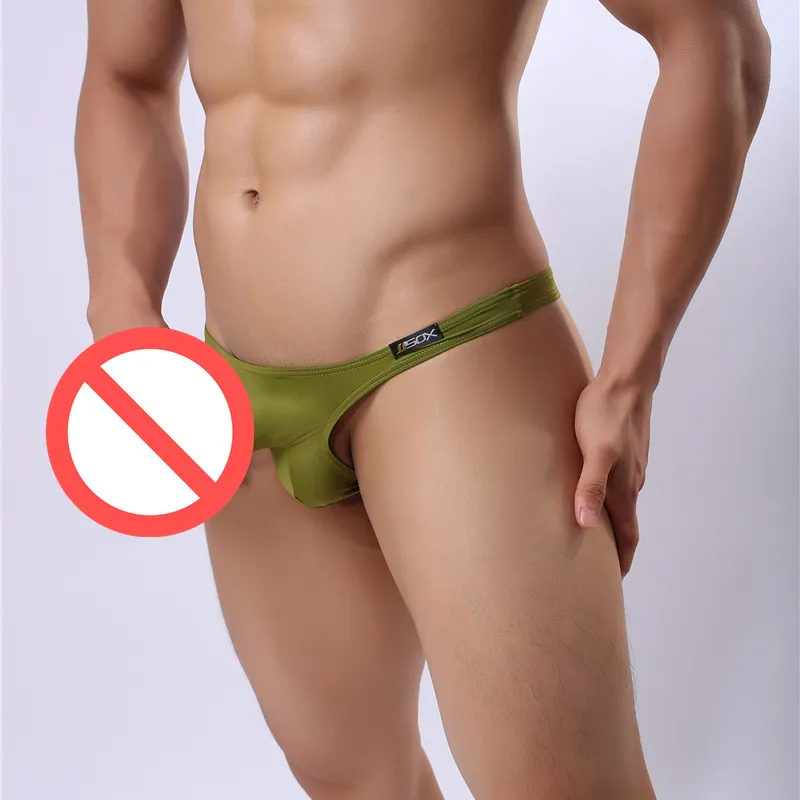 Mens Ice Silk Briefs Underwear, Comfortable Sexy Elephant Nose Big Pouch  Penis Sheath Underwear Briefs, Gay Panties, Man Solid Underpants From  Yodyhs, $12.12