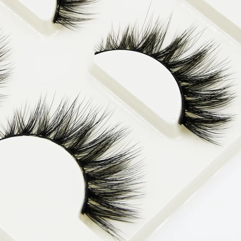 Croix naturelle Pensez faux cils Soft 3D multicouche Multi-couche de faux cils Stage Performance Sexy Maquillage outil de maquillage Eye Lashes