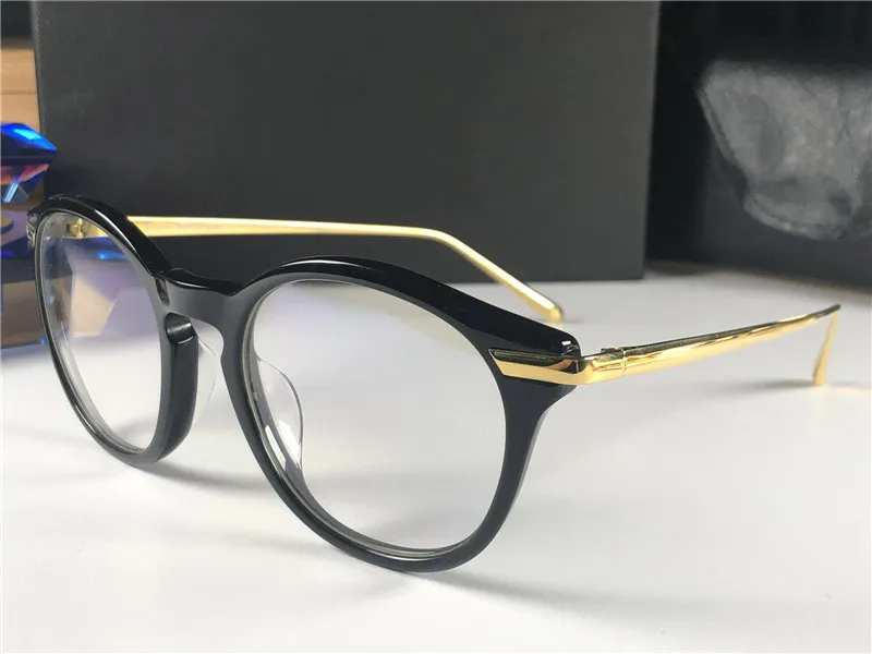 Роскошные модные дизайнерские Оптические очки 231 Модная тарелка Рамка Очки Блестящие Золотые Титановые Очки Высокое Качество Лучшее Подойдет Случай
