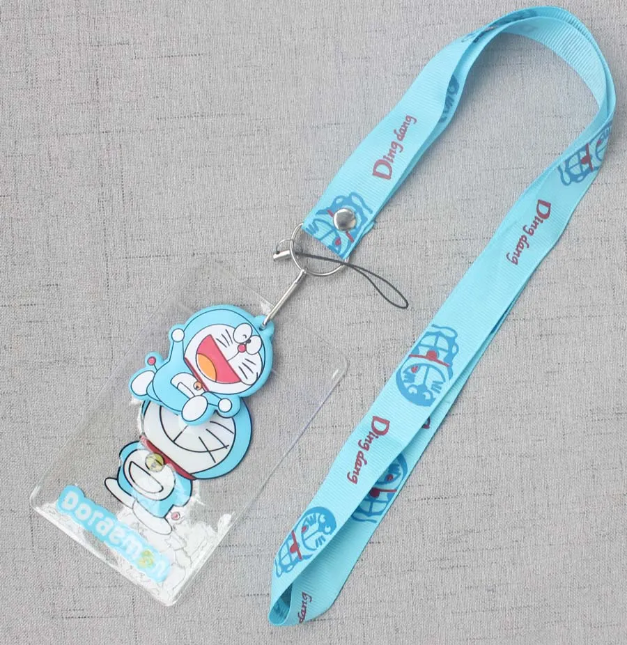 Doraemon Cartoon Lanyards Neck Strap Carta Didentità Ciondolo Cellulare