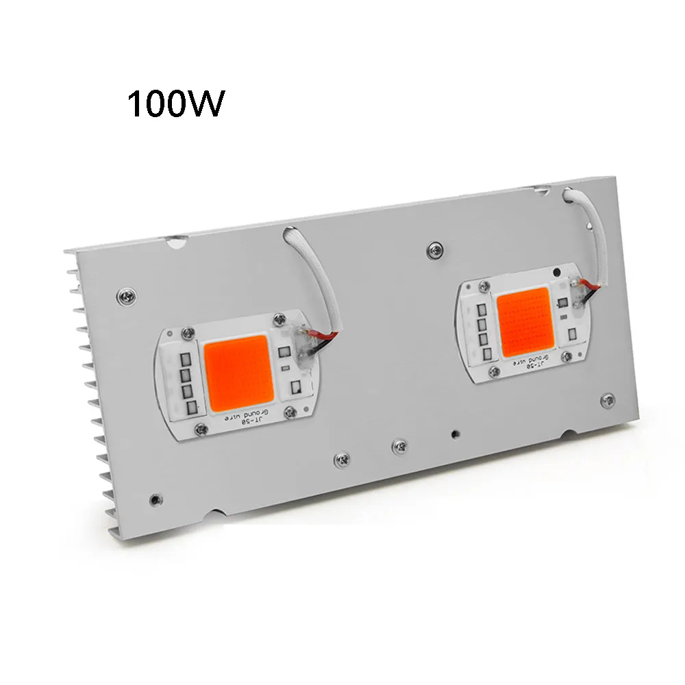 COB LED Grow Light Full Spectrum Actual Power 100W... From ...