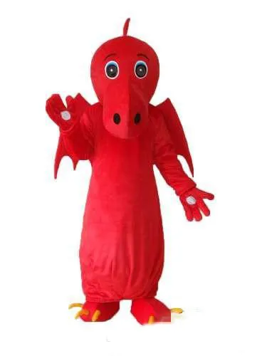 2019 usine nouveau costume de mascotte Red Dragon livraison gratuite