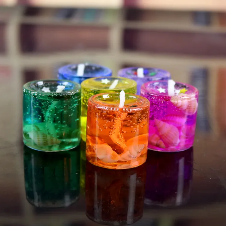 Jelly Candle Candlelight Dinner Decoration Valentine Chakra Candles  Celebration Gifts Student Gifts Shop Kitchen Wedding Home Decoration From  Esw_home2, $1.83