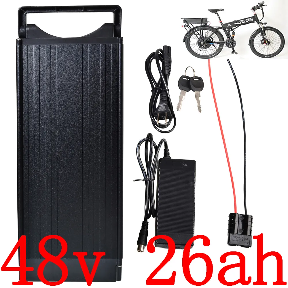 48V 1000W 2000W Ebike Pil paketi 25AH Elektrikli Bisiklet 20AH 23AH 26AH lityum iyon pil kullanım panasonic hücre