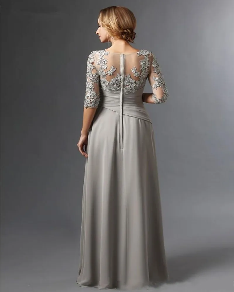 Elegant Mother Bride Dresses A Line Chiffon Lace Plus... From Werbowy,  $101.66 | DHgate.Com