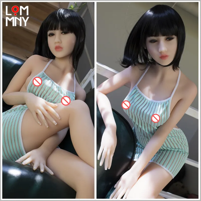 Lommny 152cm Japonais Silicone Sexe Poupées Silicone Silicone Poupée Love Poupée Real Pussy Sex Toys pour hommes Masturbateurs Sexe Poupées
