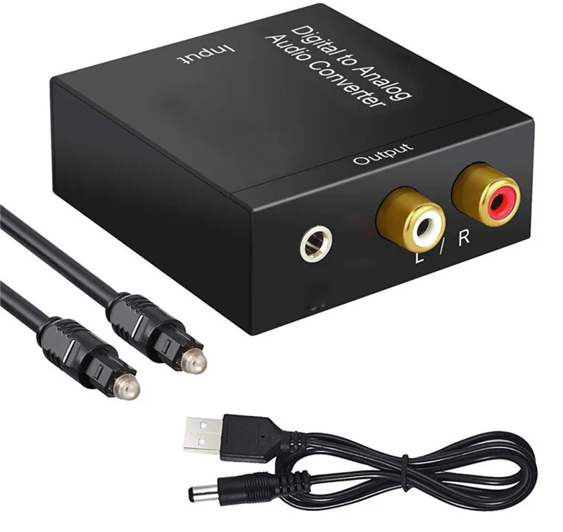 Convertisseur Optique Toslink vers jack 3.5 / RCA