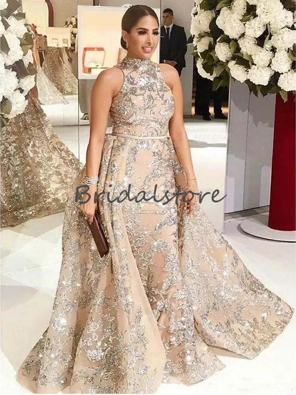 evening dress yousef aljasmi Arabic Dubai Dresses - Sleeveless Sequin Lace Mermaid Prom Gowns with Detachable Overskirt Color:US 8 Lavetir Spa A-Line/Princess Scoop Celeste Denim Pleated Vest Dress Khorasantimes