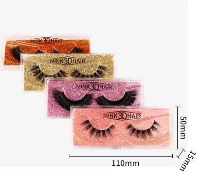 10style 3D Faux Mink Eyelashes Mink Hair Fake Eyelash Long Thick Cross Natural Extension Eye Lashes Eye Makeup GGA3041-3