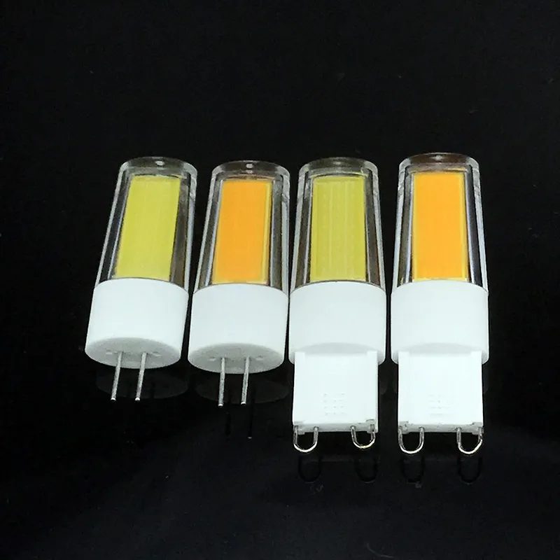 G9 3W 2609 COB 2700K 6400K LED عكس الضوء بقعة ضوء لمبات AC 220V-240V، G9 G4 قاعدة والذرة ضوء لمبة لالإنارة الرئيسية