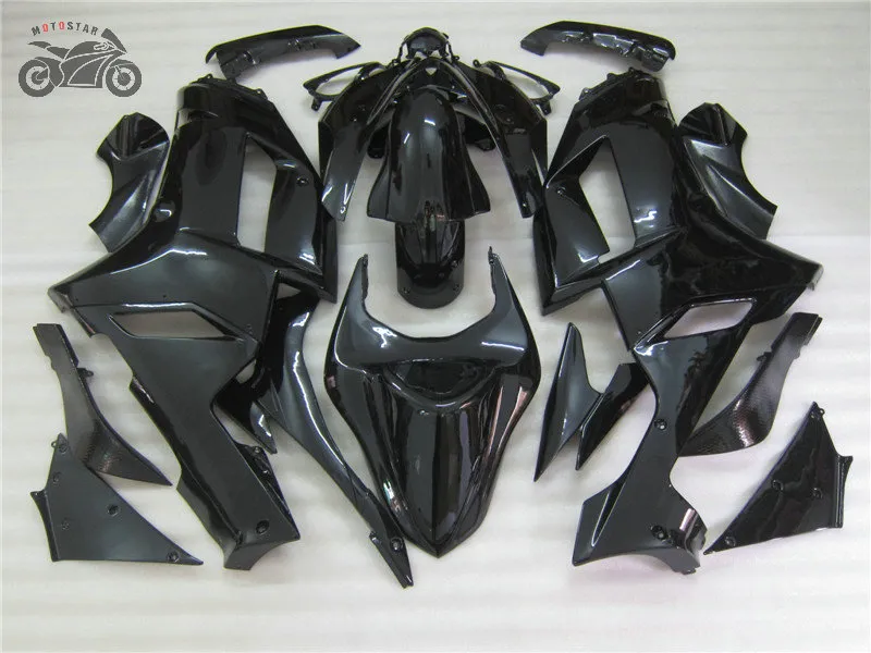 Запчасти для мотоциклов для Kawasaki Ninja 2007 2008 ZX6R ZX-6R 636 07-08 6R 07 08 Черный полный набор комплектных комплектов