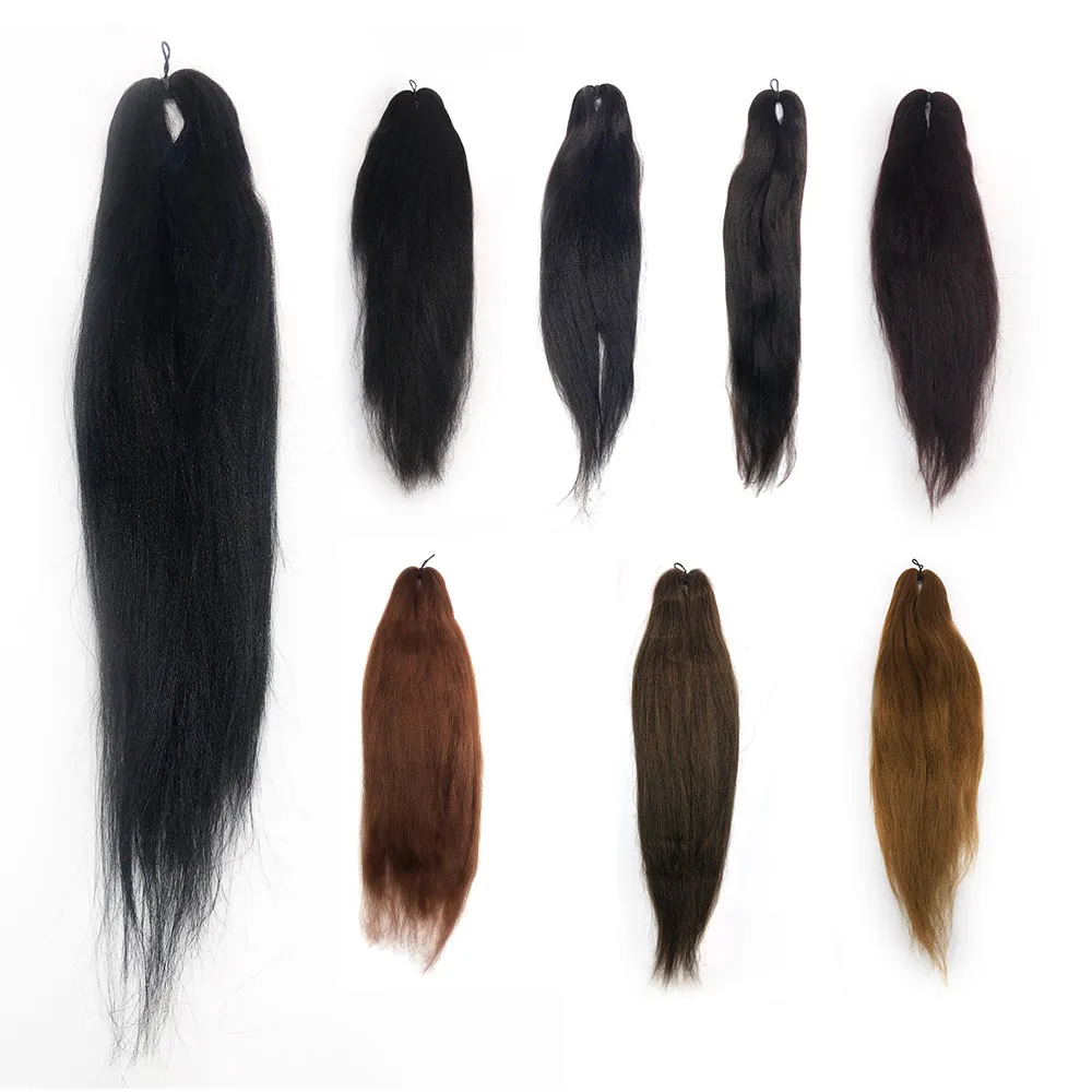 Estoque em EUA EZ Tranças extensões do cabelo 44 polegadas Cabelo Sintético 100% fibra Kanekalon Afrelle