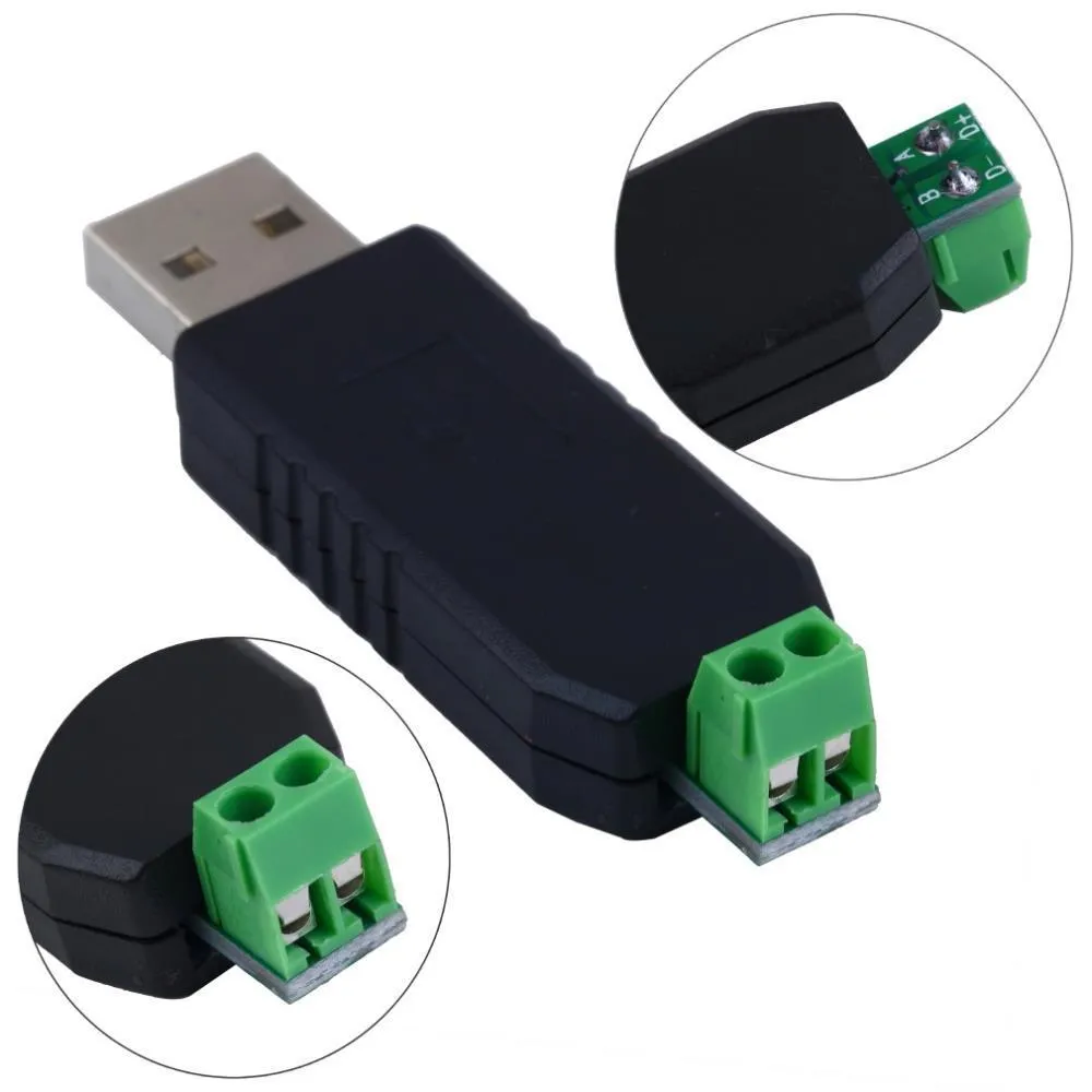 10pc USB to RS485 USB-485 변환기 어댑터 지원 Mac 용 Linux 용 Win7 XP Vista 지원