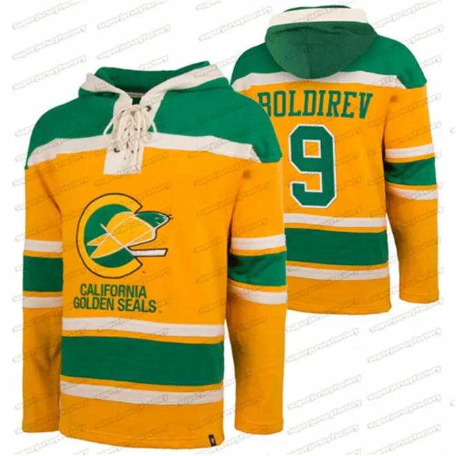 Hockey Jerseys California Golden Seals Classic 60s Hoodie 9 Ivan