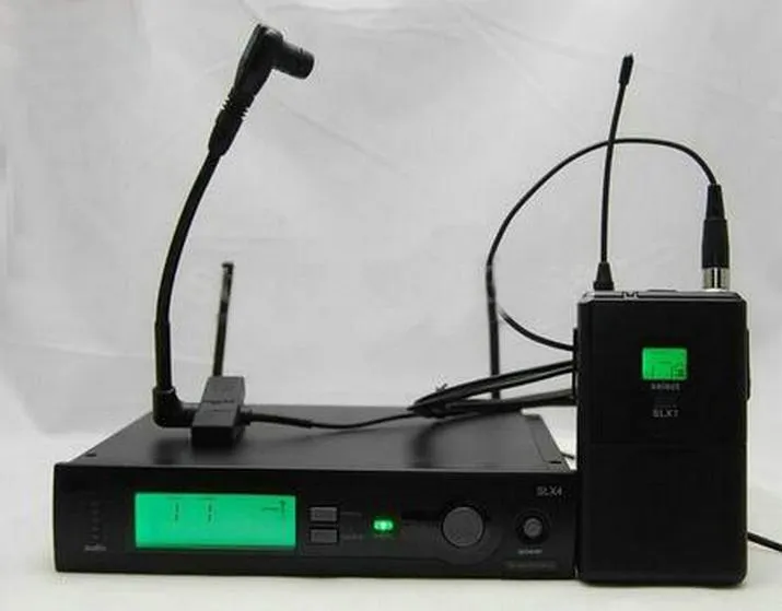 SLX14 WB98 UHF Professional KaraokeワイヤレスマイクロフォンシステムSLXボディパックトランスミッタBeta98 H / C Lavalier Clip Mic