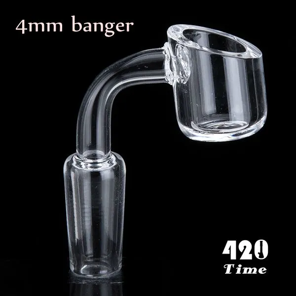 Quartz banger 14mm mâle quartz bangerl fabriqué par 99,99% élément de silicium véritable matériau de quartz dans le joint mâle et femelle