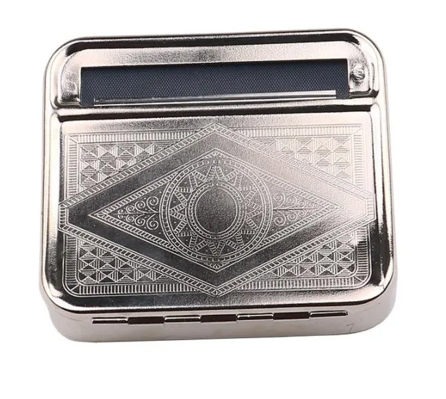 70MM Silver Platinum Cigarette Box Delicate Portable... From Dbg232323,  $3.05