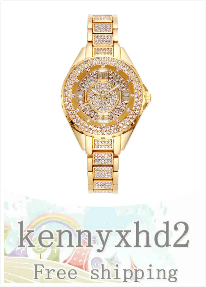 New Bright Luxury Diamond Covered Steel Band Watch Personalized Fashion Watch Quartz From 49 14 DHgate