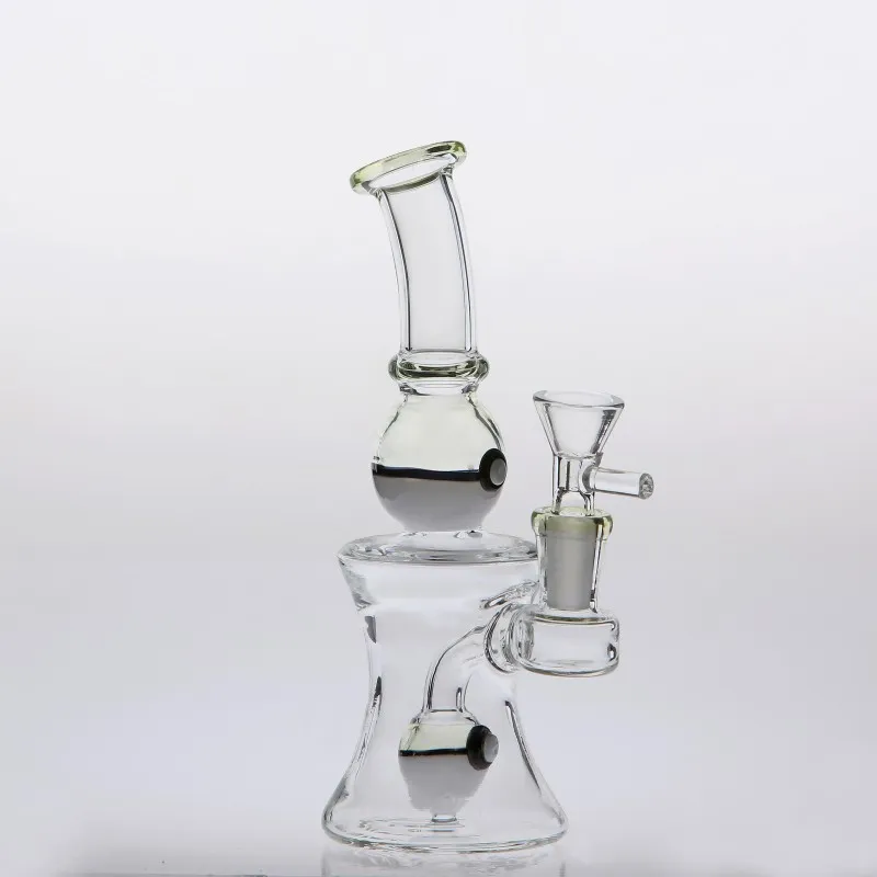 14,4 mm Bubbler Bong Bubbler Glas Bong Vase Perkolator Rauchpfeifen Glas Bubbler 16 cm Höhe Günstige Wasserpfeifen Bongs