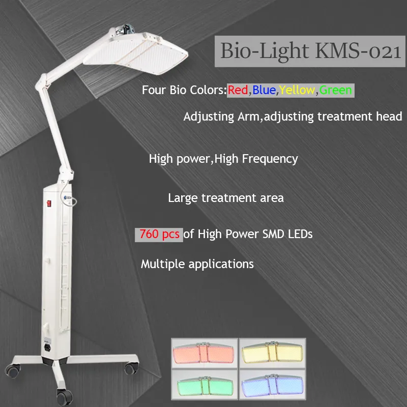 LED Skin Rejuvenation 7 light colors red blue yellow green 120mw per light PDT LED Light Photon dynamic skin rejuvenation anti aging spa equipment