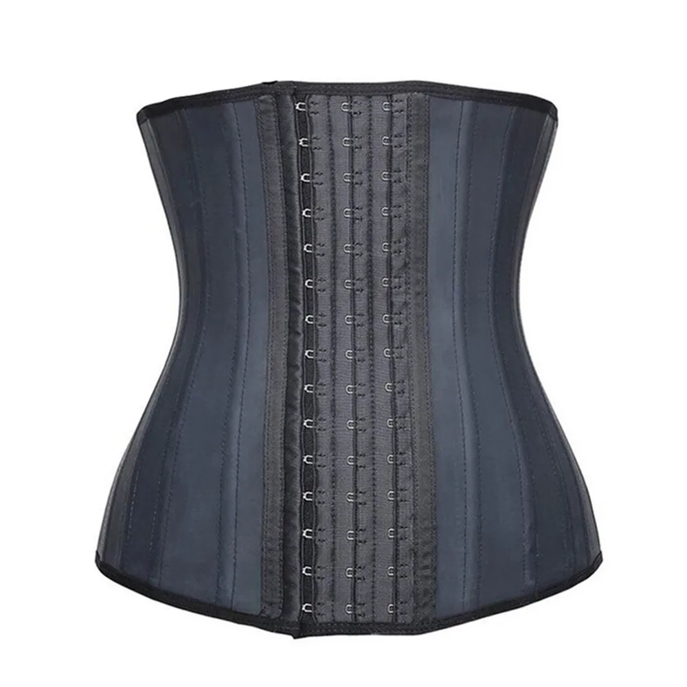 Kroppsformer Använd viktmängd Trainer Shaper Corset Bastu bantning Bälte Cincher Girdle Wrap Latex 25 Stålbindningar för Postpartum Gravida kvinnor