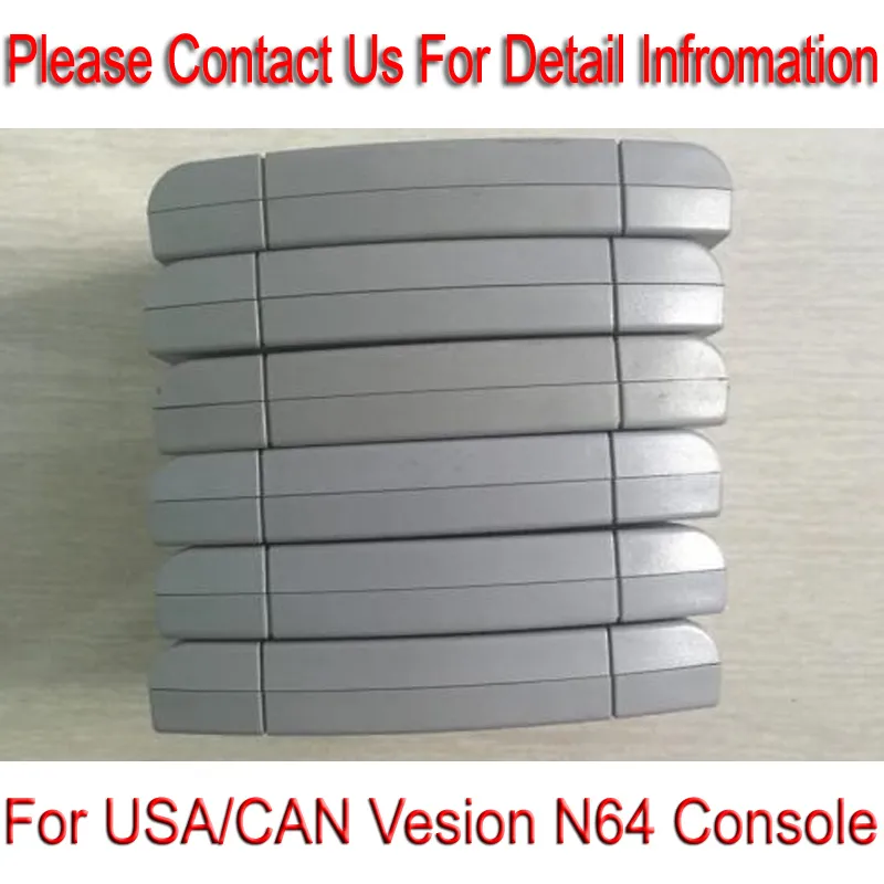 Grey Shell Replacement For N64 USA/CAN Console Pre Loaded Custom ROMs ...