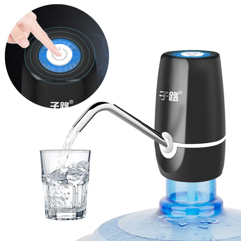 Mini pompa per acqua di distributore elettrico ricaricabile wireless tono con cavo / tubo USB per 4,5L - 18,9 litri con barili