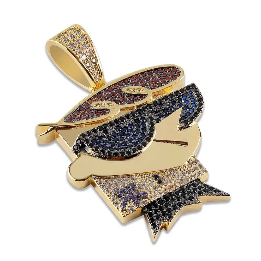 DHgate.com:Dexter Pendant Necklace for Men, Iced Out CZ
