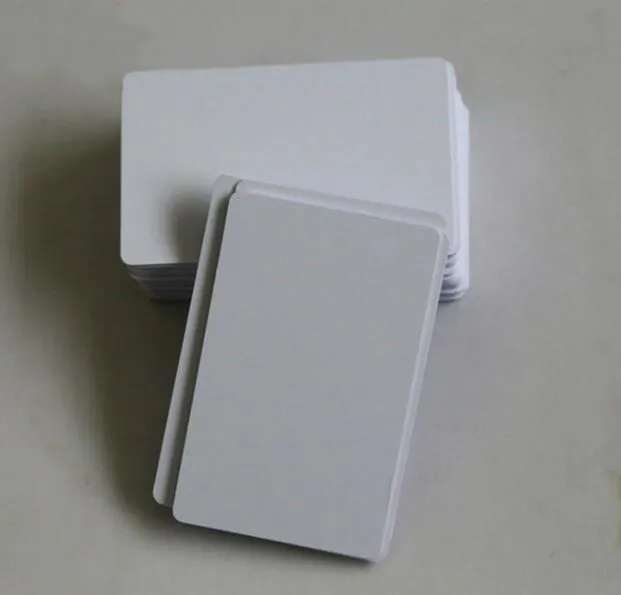 200 teile/los wärmeempfindliche leere PVC-Karte zweiseitige Overlay-Anzug für die Herstellung von Mitgliedskarten/Firmenkarten/Kreditkarten