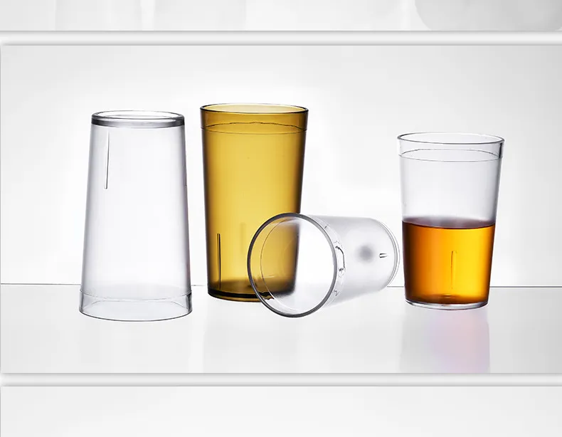 230ML 290ML 370ML 480ML Acrylic Tumbler Frosted Plastic Cup Unbreakable Air Cup Beer Mug for home restaurant juice
