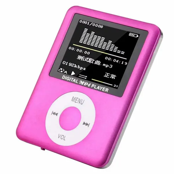 MP4 1.8 дюймовый цветной экран видеокарты MP3 MP3-плеер многоязычная запись электронной книги радиосвязь