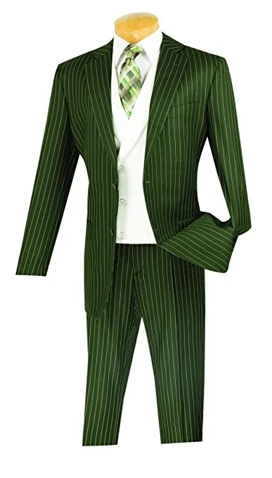 Модные две кнопки Groomsmen Нотч Groom Tuxedos Мужские костюмы Свадебные / Пром / Dinner Best Man Blazer (куртка + штаны + Tie + Vest) 785