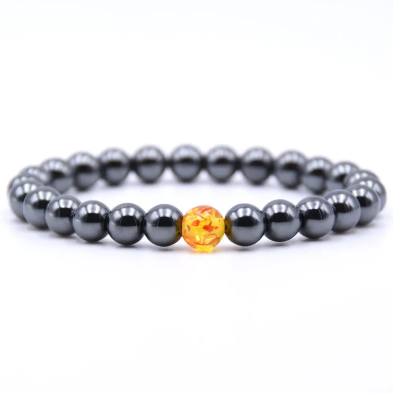 8mm Natural Natural Bead Colorido Ágata Stone Castanhas Pulseiras Para Homens e Mulheres Presente