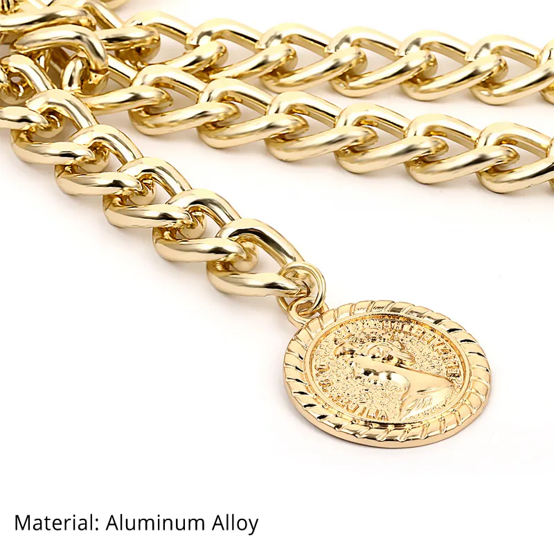 Designer sales gold belt