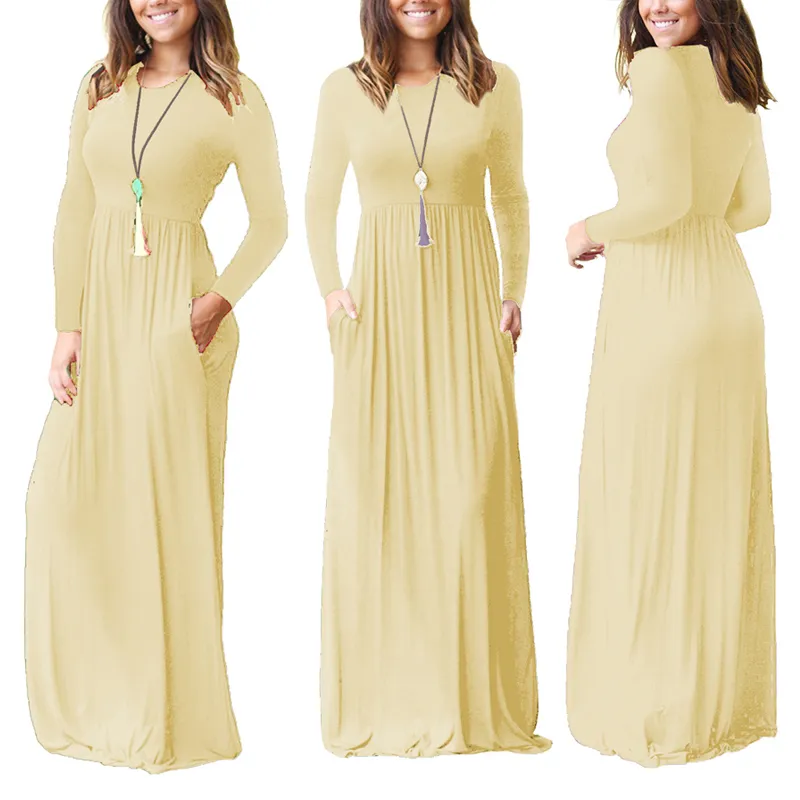 Uzun kollu bayan hamilelik elbisesi maxi dip akşam hamile kadınlar için doğum elbiseleri Gravidas vestidos giyim y1905