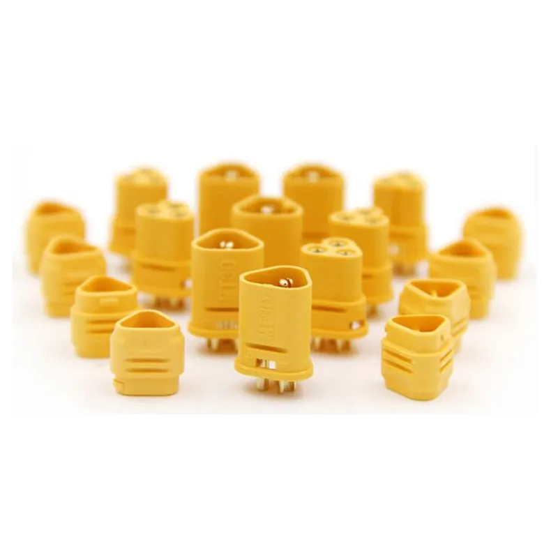 Freeshipping 50 pairsAmass MT30 plug connector 2mm 3-pin Connector Motor Bullet Plug For RC ESC Lipo Battery