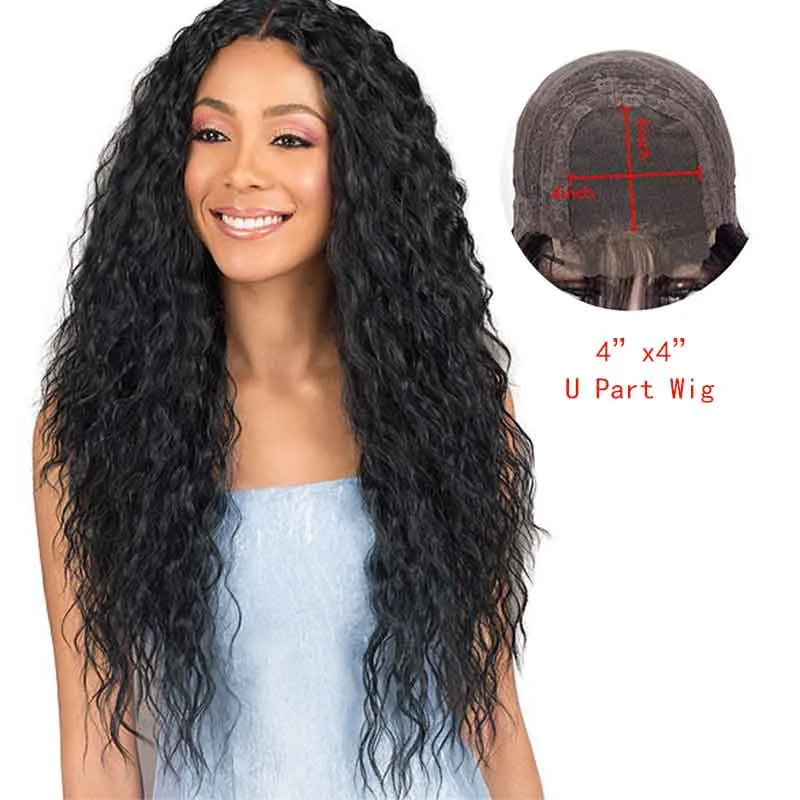 Human Hair Wigs 4x4 Lace Front Wigs Brazilian Curly Glueless Hair Wigs For Black Women 8-24 Inch