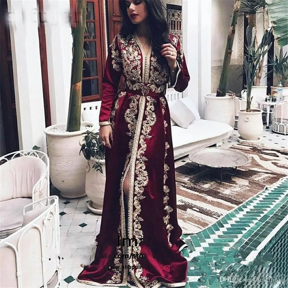 Arabic kaftan evening dresses sales