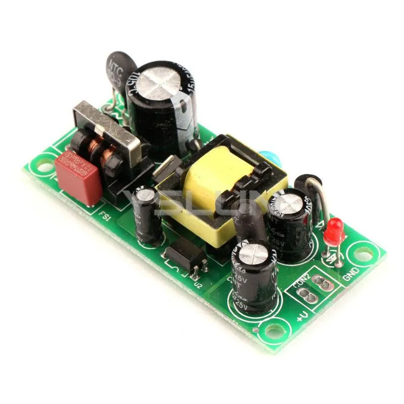 Freeshipping 5 PCS/LOT DC Buck Converter AC 90~240V to DC12V 1A 12W Switch Power Supply LED Drive Voltage Regulator #090877